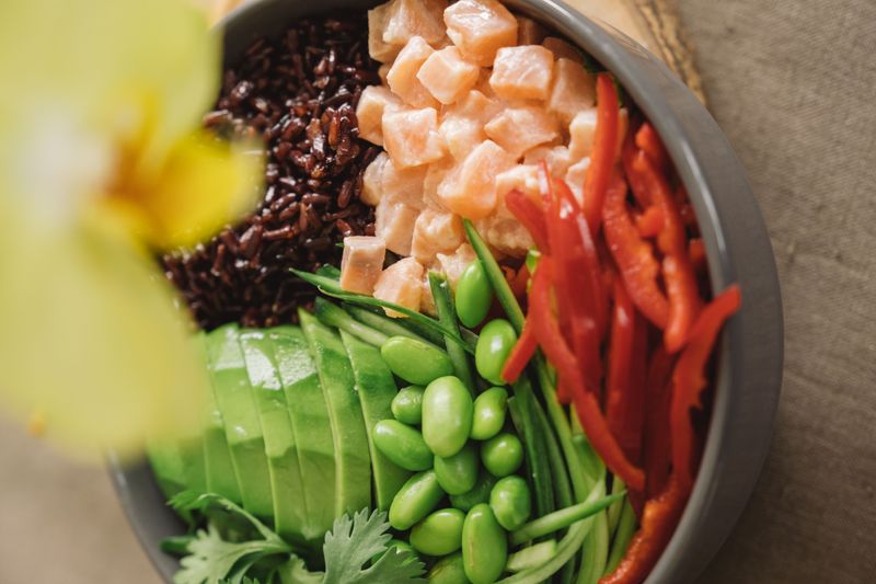 Zupas sesame salmon rice bowl